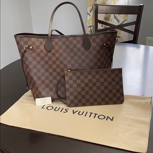 Louis Vuitton Never Full MM-Damier Ebene